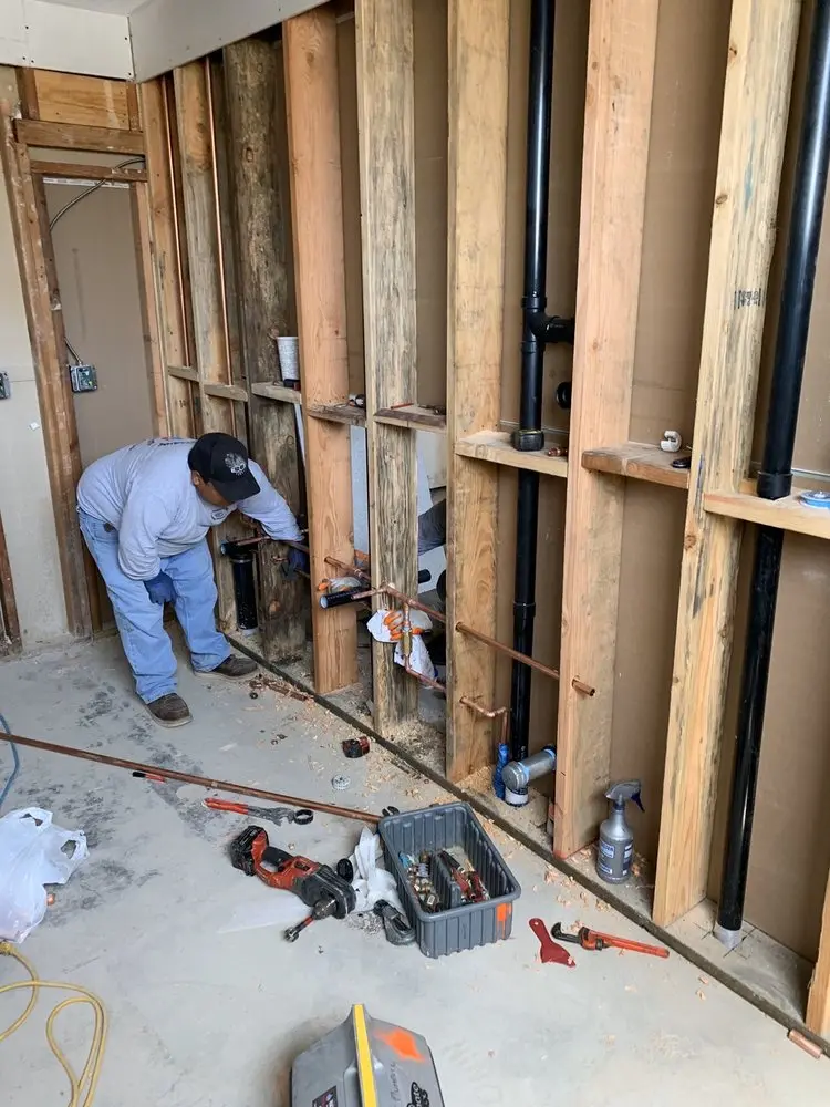 Commercial rough-in plumbing for Trenchless Sewer Repair in Cedar Mill Crossing